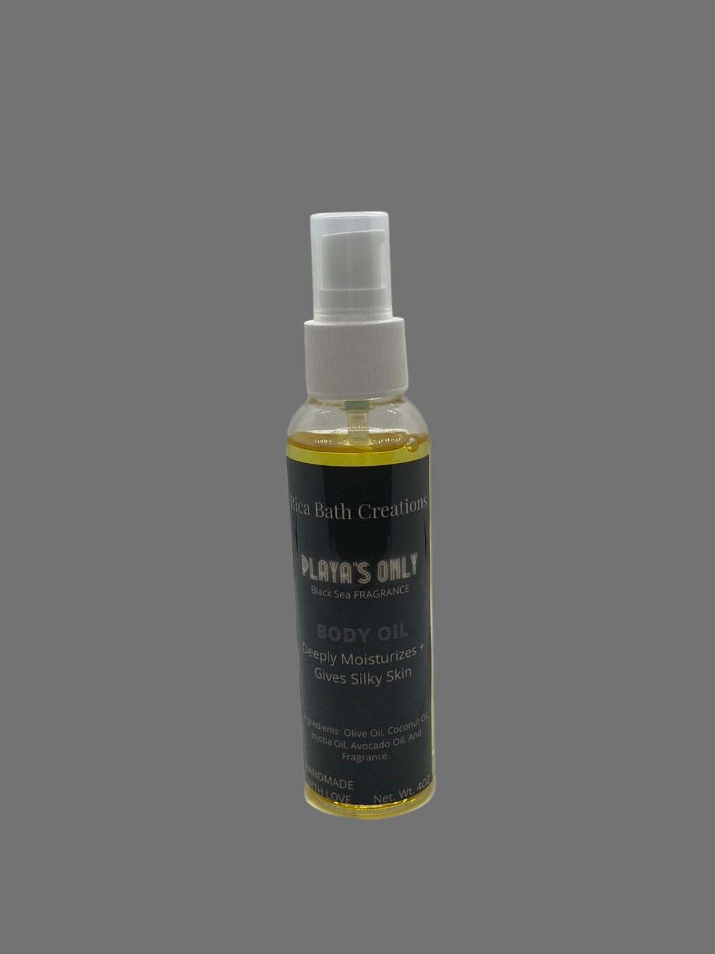 Playa’s Only “For Men” | 4 Oz Body Oil