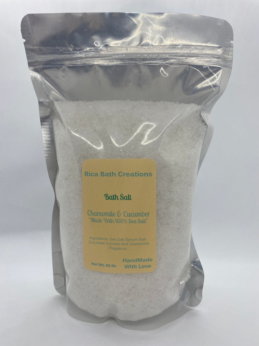 Chamomile Cucumber"Bath Salt"