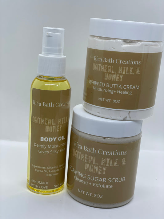 Oatmeal, Milk & Honey Bundle Set