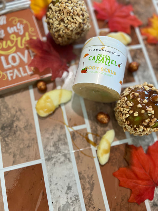 Green Caramel Apple | 10 Oz Body Scrub